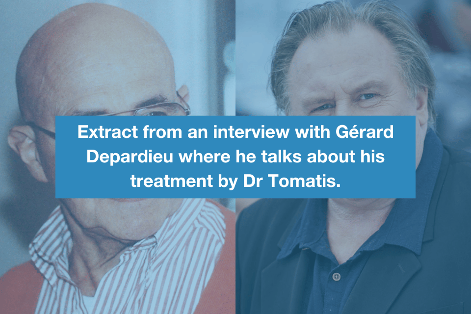 Depardieu and Dr A. Tomatis